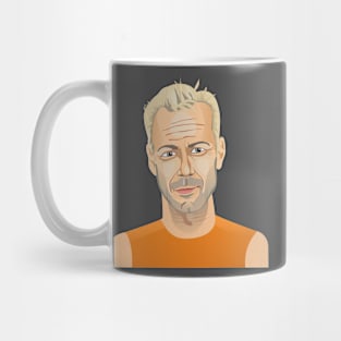 Bruce Willis, Hollywood star in The Fifth Element Mug